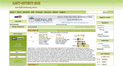Desktop Screenshot of list-invest.com